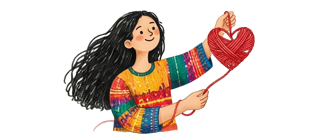 Mujer hilando